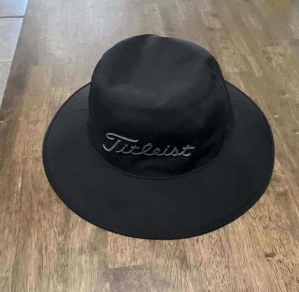 Titleist Players StaDry Bucket Hat Black Waterproof Golf Cap